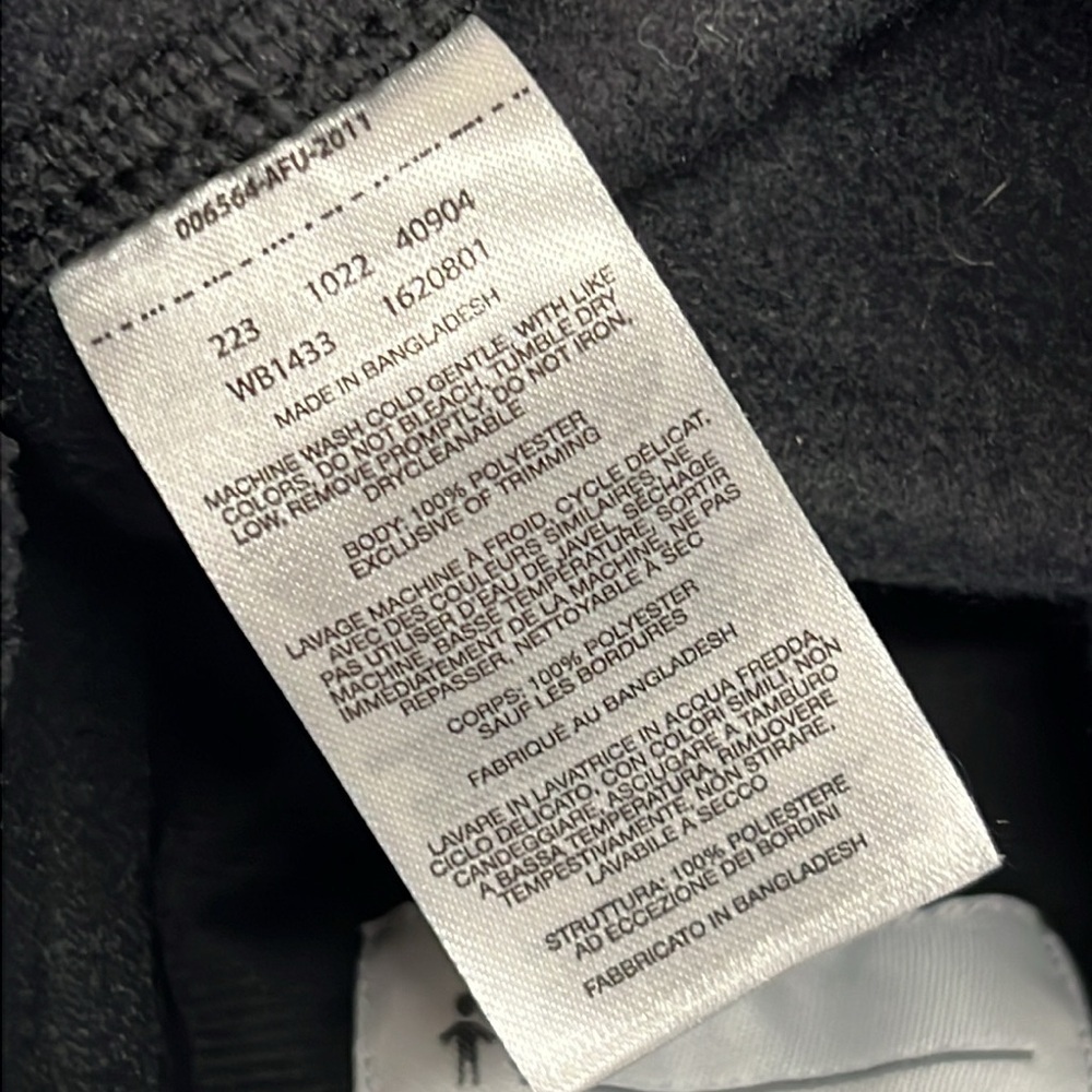 COLUMBIA Kid’s Black Fleece Full Zip Vest Size XS 6/7 - Picture 9 of 10
